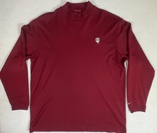 Nike Golf Fit Dry Indiana Hoosiers Heavy Long Sleeve Shirt  XL Red Mens XL Red picture