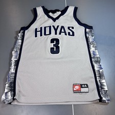 ALLEN IVERSON Georgetown Hoyas Nike Authentic Jersey Size 44Vintage 90s picture