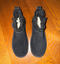 Koolaburra by UGG W Koola Ultra Mini Women’s Black Suede Ankle Boot US 8 picture