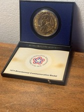 John Adams 1974 American Revolution Bicentennial Medal In Original Case W/papers picture