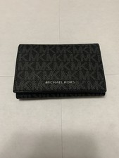 Michael Kors Hudson Signature Logo Snap Fastening Wallet/Card Case picture