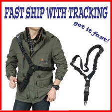Tactical One Single Point Sling Strap Bungee Rifle Gun Sling with QD Buckle picture