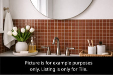 2x2 Antique Rose Glossy Tile Wall Kitchen Ceramic 10 Sq Ft C# 598 picture