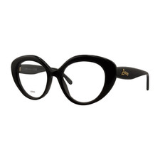 Loewe Curvy LW50088I Shiny Black Women's Eyeglasses Frames 52mm 19mm 140mm - 001 picture