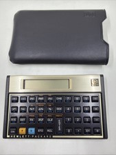VINTAGE HP HEWLETT PACKARD 12C CALCULATOR WITH POUCH WORKS PERFECT SUPER CLEAN picture