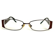 Carmen Marc Valvo Delilah Eyeglasses Cocoa Brown Animal Print 50-15-130mm Frames picture