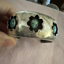 Vintage Navajo Turquoise Cuff picture