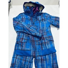 Vintage Oakley  Plaid Thinsulate Ski Snowboard Jacket & Pants Set Medium picture