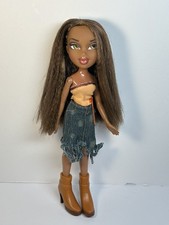 2002 Strut It Sasha ❣️ Original Outfit Skirt Orange Top Boots Vintage Bratz Doll picture