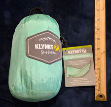 New Klymit Single Hammock Teal Green Camping Backyard Backcountry NWT picture