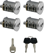 Yakima Lock Core Set 4 Pack with Keys Roof Rack Replacement Lock Cylinders picture