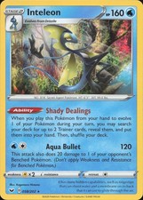 Inteleon 058/202 RARE Holo Sword & Shield Pokemon Lightly Played picture