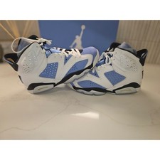 Jordan 6 Retro UNC Mens Size 9 Blue White Good University Blue Sneakers VNDS picture