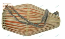 South Indian Musical Pakhawaj Khol Percussion Instrument Mridangam With Bag picture