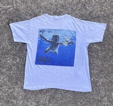 Vintage 2002 Nirvana Nevermind grunge band tee xl picture