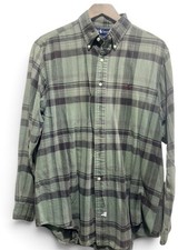 Vintage Ralph Lauren Handwoven Madras Plaid Shirt L picture