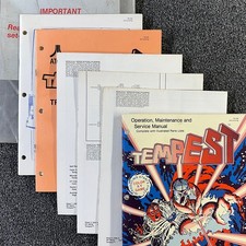 Atari Tempest Arcade Video Game Manual Schematics FULL Packet ORIGINAL picture