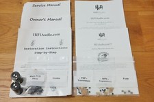 CARVER TFM-15 TFM-15CB rebuild restoration recap upgrade capacitor kit repair picture