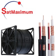 RG59 Coaxial Cable Siamese 20AWG+ 18/2 Power BULK Wire for CCTV Security Camera picture