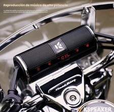 KSPEAKER Sistema de Audio para Motocicleta Bluetooth Impermeable con Radio,  Mp3 picture