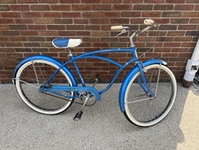 Vintage 1957 Schwinn Tiger Men's 2 Speed Aviation Hub 26” Corvette Jaguar Nice picture