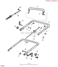 GC00035 HANDLEBAR fits JOHN DEERE (New Open Box) More Stock Avail picture