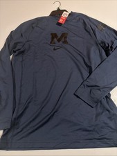 Nike NCAA Ole Miss Rebels Player Issue Basketball Training Top Sz L FQ6564 Men picture