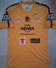 Vtg Nike Brisbane Broncos Training Shirt M rugby nrl australia picture