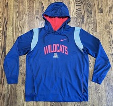 Nike Arizona Wildcats Men’s XL Team Blue Therma-Fit Performance On-Field Hoodie picture