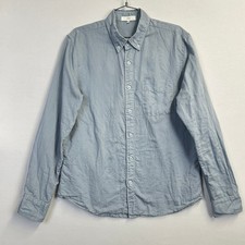 SKU Save Khaki United Shirt Gray Blue Tint Men's Size M Made In USA picture
