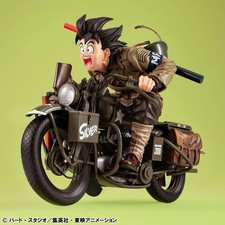 MegaHouse Desktop Real McCoy EX Dragon Ball Z Son Goku Bike Figure Limited Ed picture