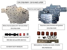 Billet Valve Body Rebuild Kit, 65RFE, 66RFE, 68RFE , 2019 and later, Blocked Plt picture