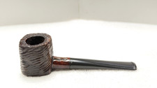 UNKNOWN MAKER: UNSMOKED 4 Panel Rustic Pot, Pristine  Tapered Ebonite Stem picture