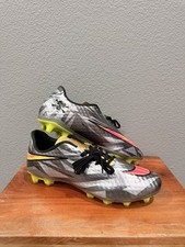 Neymar Nike Hypervenom Silver Soccer Cleats Men's US 10 Medium (D/M) Width picture
