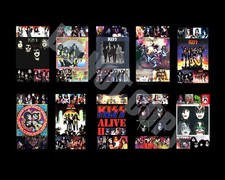 KISS Record Albums Collage Magazine 8x10 Photo picture