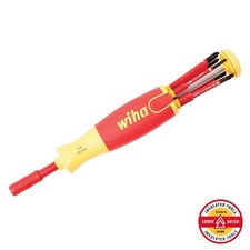 Wiha 6-in-1 Insulated SlimLine Ultra Driver Set (7 Piece Set) picture