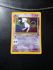 Mew #9 Black Star Promo Holo Pokémon Card 2000 WOTC LP picture