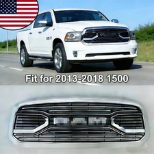 Fit For 2013-2018 RAM 1500 Grille Big Horn Chrome Bumper Grill Mesh picture