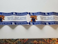 UNIVERSITY OF KENTUCKY WILDCAT PEEL & STICK WALLPAPER BORDER. 5'' X 15'. NEW picture