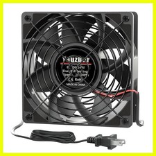 Durable 120mm Exhaust Fan with AC Plug - Perfect for Home Ventilation Needs picture