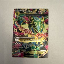 Pokemon TCG M Rayquaza EX 105/108 Mega Full Art Holo Ultra Rare ENG 2015 picture