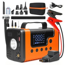 10000A Car Jump Starter Vacuum Cleaner 150PSI Tire Inflator Battery Booster Case picture