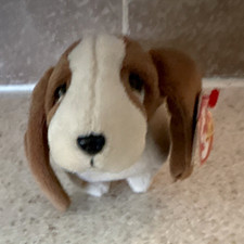 Ty Beanie Babies Tracker Basset Hound Plush 1997 Vintage Retired Age 3-7 picture