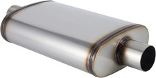Exhaust Muffler Universal 409 Stainless  2.5