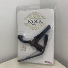 Kyser Quick-Change Guitar Capo for 6-String Acoustic Guitars, Black, KG6BA picture