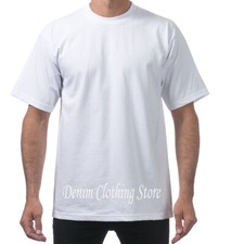 Pro Club Men's Heavyweight T-Shirt Crew Neck Plain Blank Short Sleeve Tee S-10XL picture