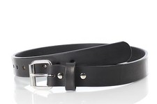 USA Made Concealed Carry Black CCW $30 Gun Holster Belt Thick Full Grain Leather picture
