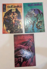 VEROTIK COMICS Satanika #1-3 1st Series Set (1995) VF+/NM+ Mature Audiences 18+ picture