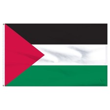 Palestine Flag 3x5ft House Flag Palestinian Flag 100D SPUN POLYESTER 5X3 BANNER picture