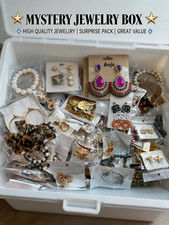 450G Mystery Bulk Lot Jewelry Earrings Rings Necklaces Bracelets USA Free PP picture